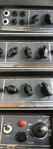 Vox-AC30 Top Boost 1960s (gets v. warm)